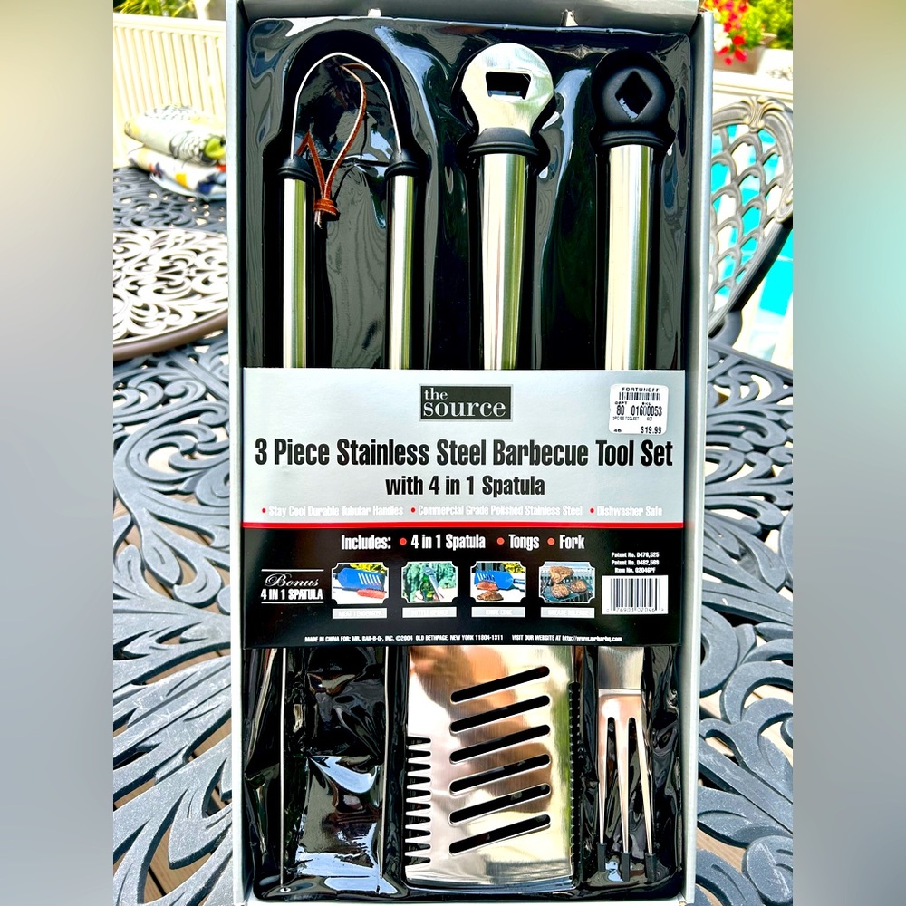 The Source Stainless Steel Barbecue Tool Set